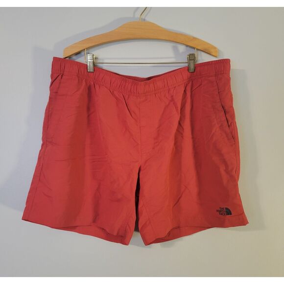 The North Face Mens Red Mesh Lined Swim Trunk Size XXL - Picture 1 of 5